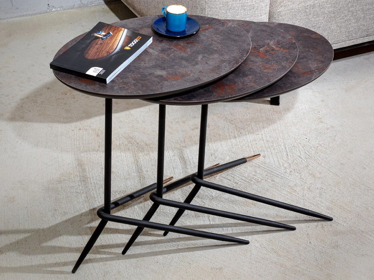 Table d'appoint gigogne Bolero 3 pièces