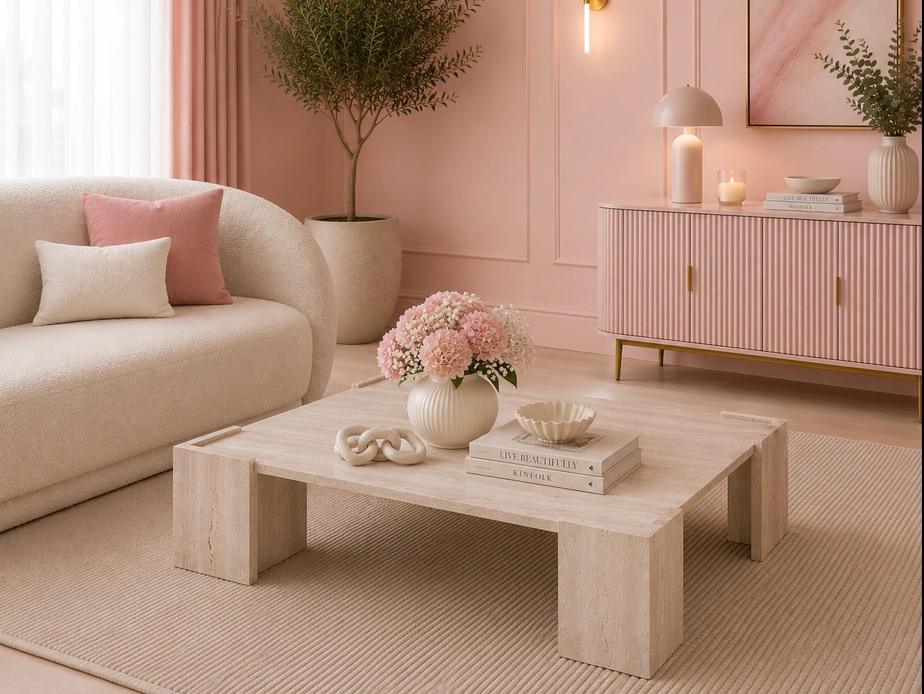 طاولة قهوة Casera Traverten