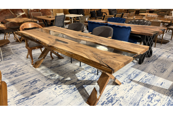 Nehir Walnut Epoxy Table(240*100)