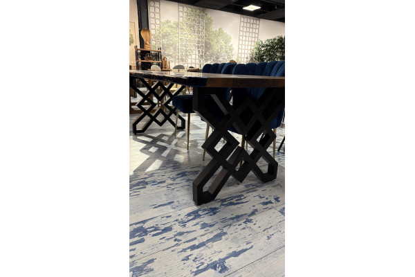 Deniz Table En Époxy Noyer (200*90)