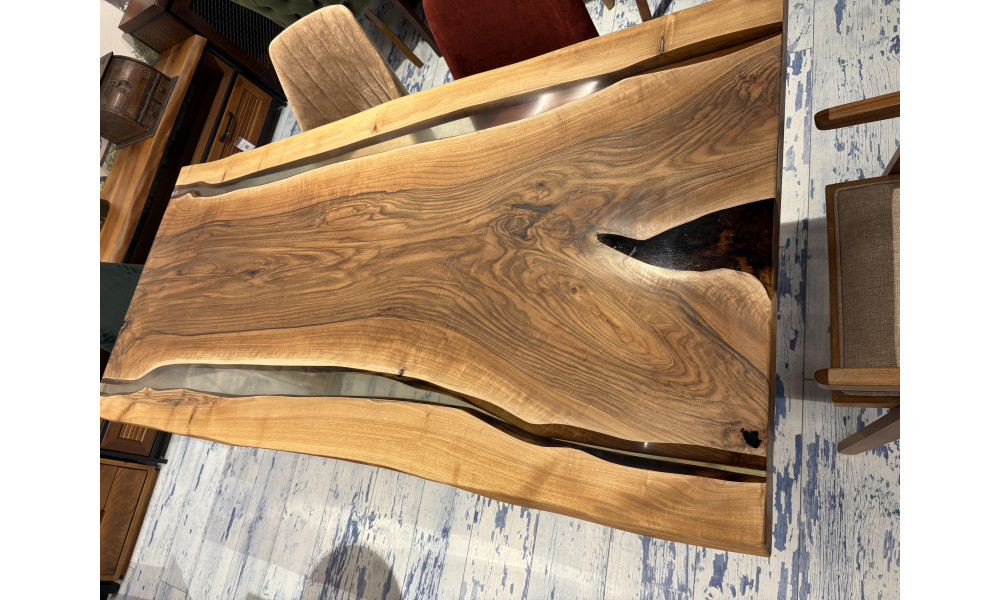 Lara Table En Époxy Noyer (220*100)