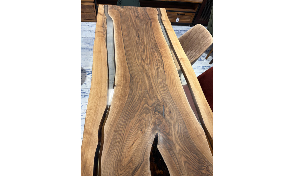 Lara Table En Époxy Noyer (220*100)