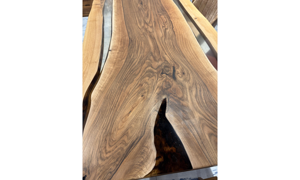 Lara Table En Époxy Noyer (220*100)