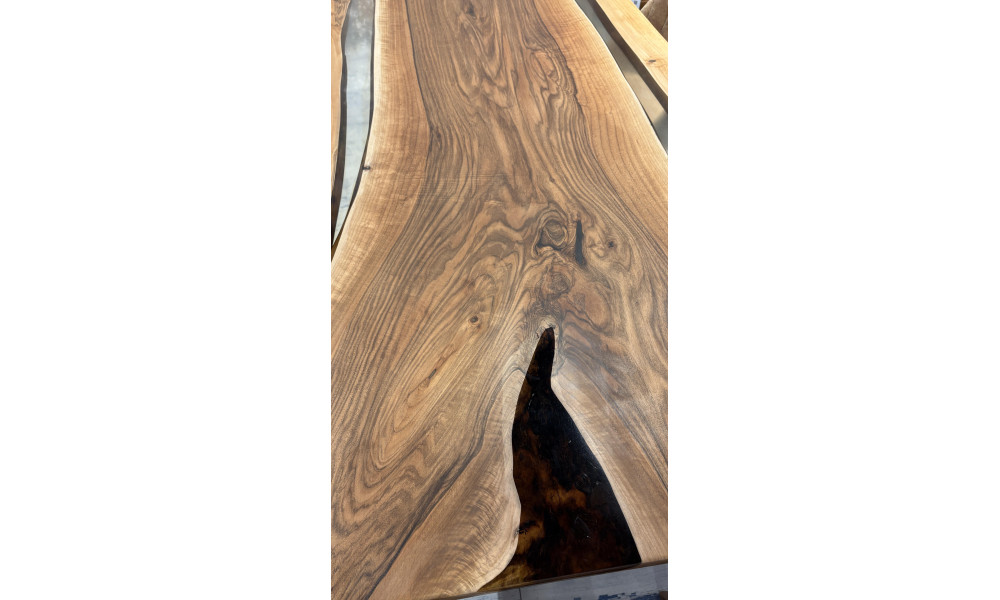 Lara Table En Époxy Noyer (220*100)