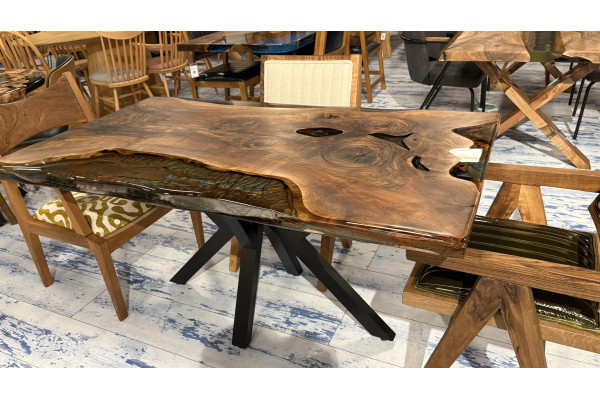 Nebula Table En Époxy Noyer (150*85)