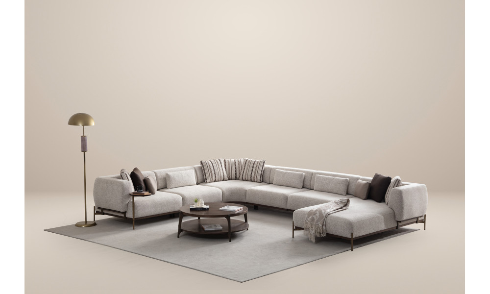 Nikola Corner Sofa(330*420*195cm) - Sidart Home -  Online Furniture Store Nikola Corner Sofa(330*420*195cm) - Sidart Home - Online Furniture Store