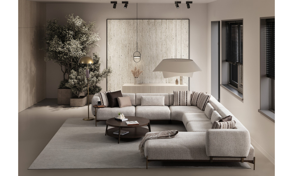 Nikola Corner Sofa(330*420*195cm) - Sidart Home -  Online Furniture Store Nikola Corner Sofa(330*420*195cm) - Sidart Home - Online Furniture Store