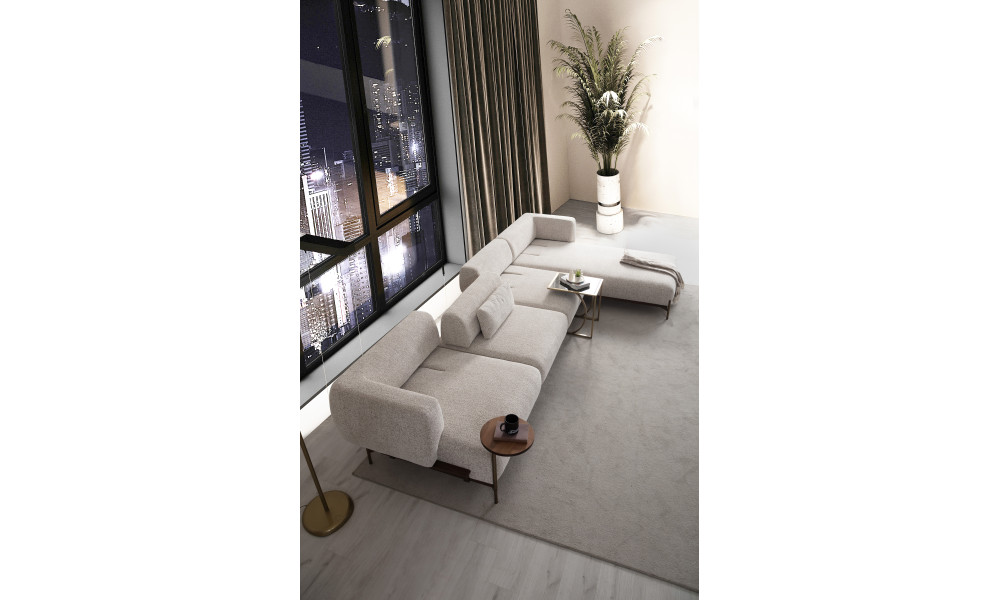 Nikola Corner Sofa(330*420*195cm) - Sidart Home -  Online Furniture Store Nikola Corner Sofa(330*420*195cm) - Sidart Home - Online Furniture Store