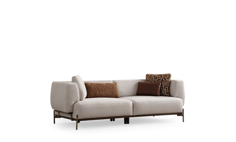 Nikola Three Seater Sofa - Sidart Home -  Online Furniture Store Nikola Three Seater Sofa - Sidart Home - Online Furniture Store