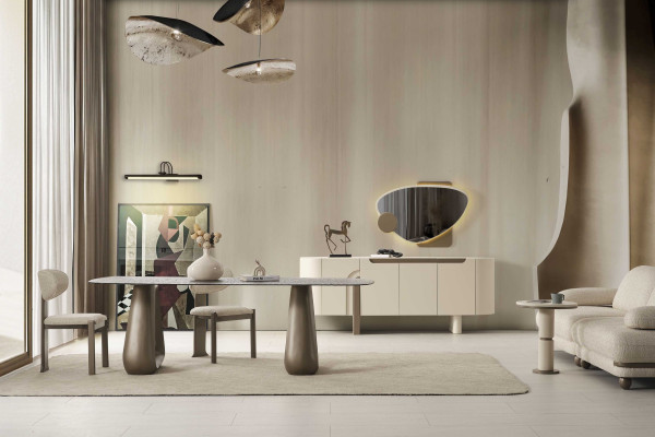 Mokka Füzyon Cam Yemek Odası Takımı