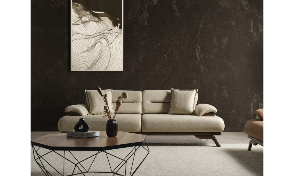 Pablo Three Seater Sofa - Sidart Home -  Online Furniture Store Pablo Three Seater Sofa - Sidart Home - Online Furniture Store