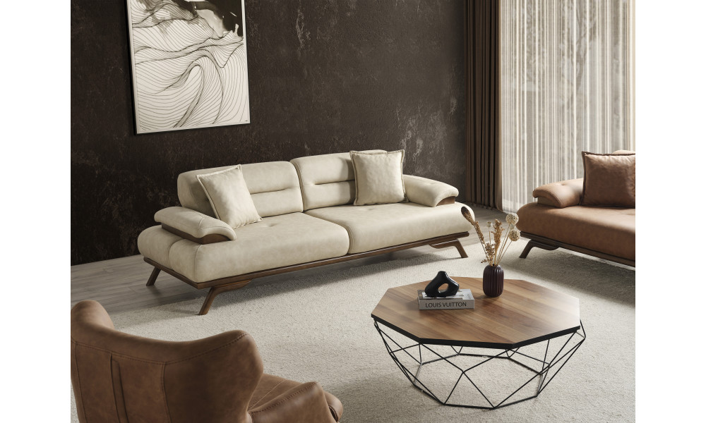 Pablo Three Seater Sofa - Sidart Home -  Online Furniture Store Pablo Three Seater Sofa - Sidart Home - Online Furniture Store