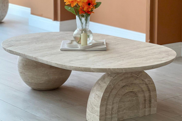 Butik Traverten Orta Sehpa Butik Traverten Orta Sehpa