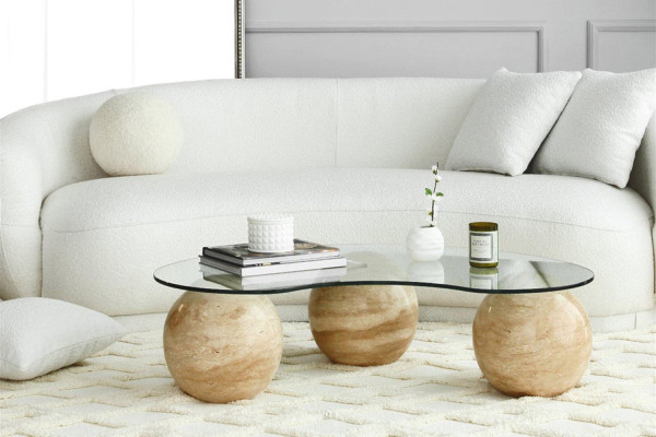 Güçlü Traverten Orta Sehpa Güçlü Traverten Orta Sehpa