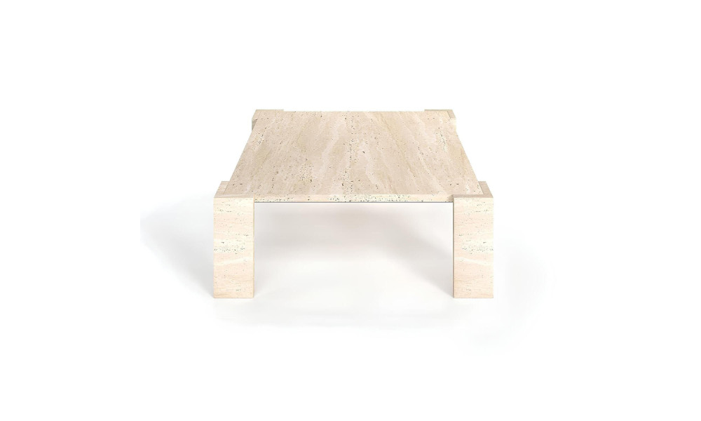 Jolie Table Basse En Travertin