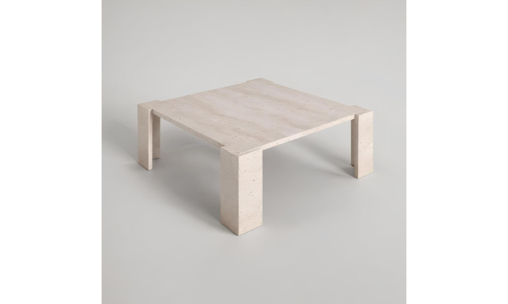 Jolie Table Basse En Travertin