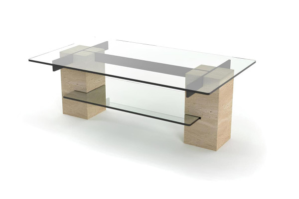 Demir Traverten Orta Sehpa Demir Traverten Orta Sehpa