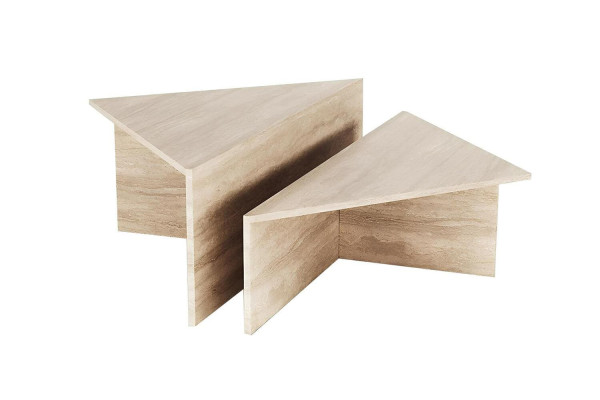 Chees Traverten Orta Sehpa Chees Traverten Orta Sehpa