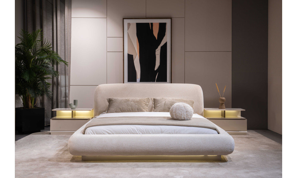 Latte Bedstead - Sidart Home - Online Furniture Store