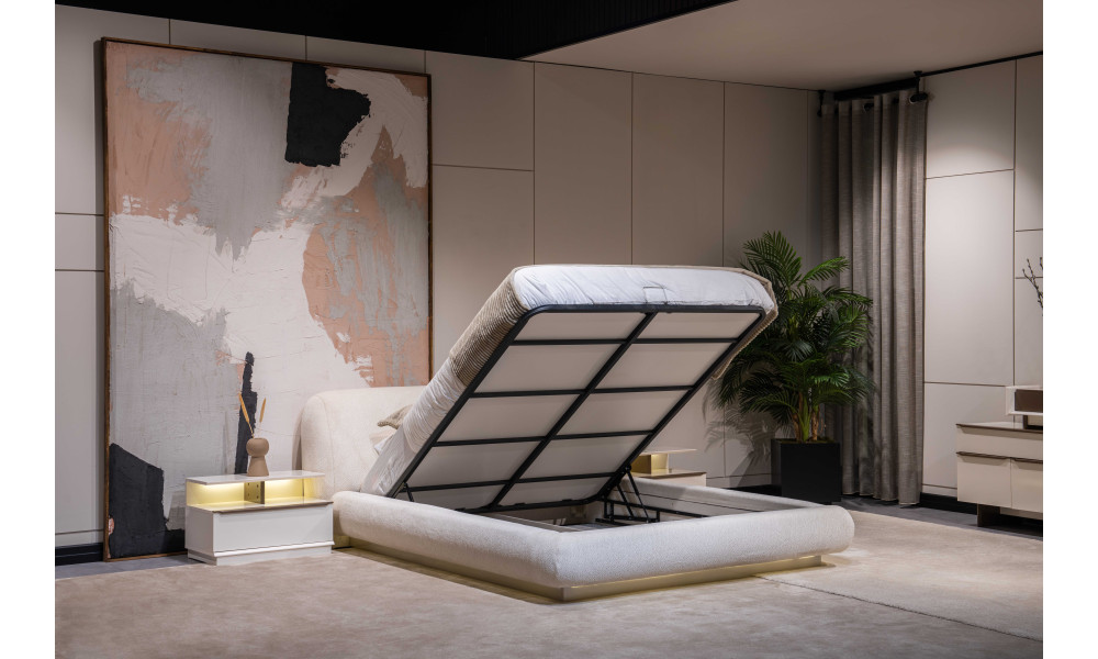 Latte Bedstead - Sidart Home - Online Furniture Store