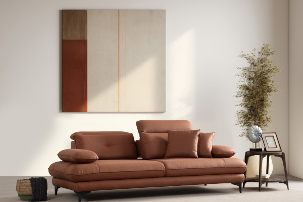 Torino Canapé Trois Places À Mécanisme Fixe